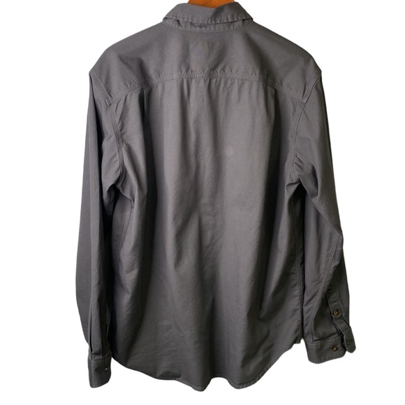 Carhartt Rugged Flex Rigby Relaxed Fit Button Down Shirt Long Sleeve Workwear - Picture 7 of 16